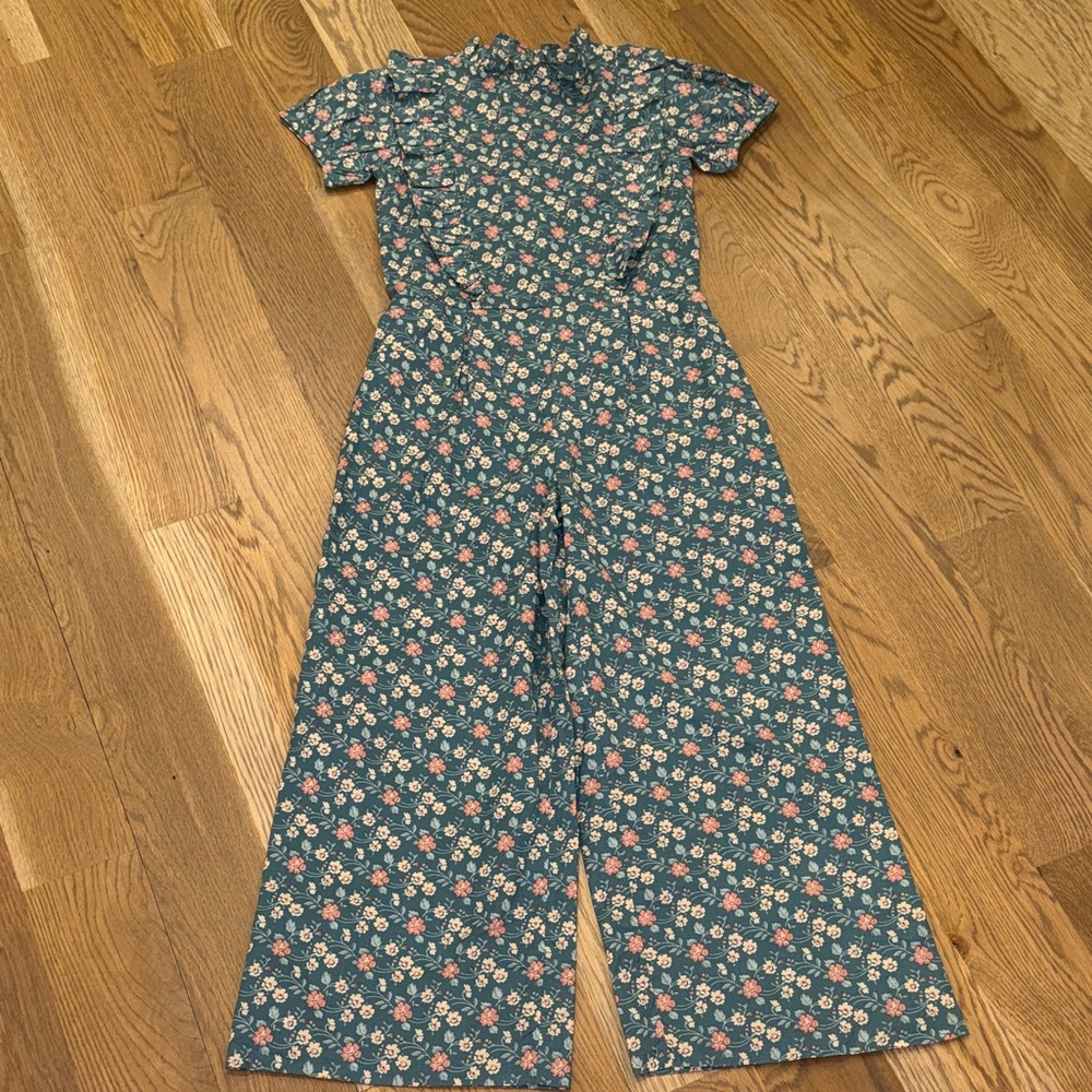 Janie and Jack Floral Jumpsuit NWT